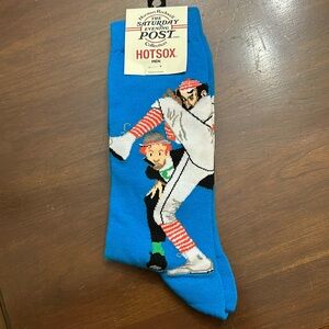 NWT Norman Rockwell Saturday evening post collection HOTSOX men’s socks